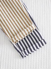 Cozy Pixies 2pcs/Set Baby Boy Colorful Striped Elastic Waist Ankle-Length Pants Set Baby Striped Pants Toddler Striped Pants Baby Boy Striped Pants Striped Baby Trousers Baby Trousers