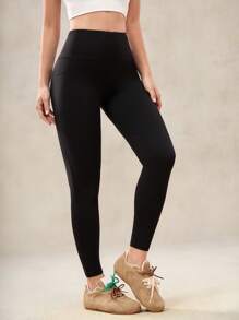 OutZeal Quần legging thể thao nữ màu đen, thích hợp tập luyện Pilates, định hình vòng eo, nâng mông, có túi. - màu đen - Xem 12