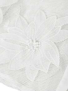 Ellevyn Damen Spitze Patchwork gestreiftes Hemdkleid mit lila Gürtel, elegantes Pendlerkleid für Frühling/Sommer