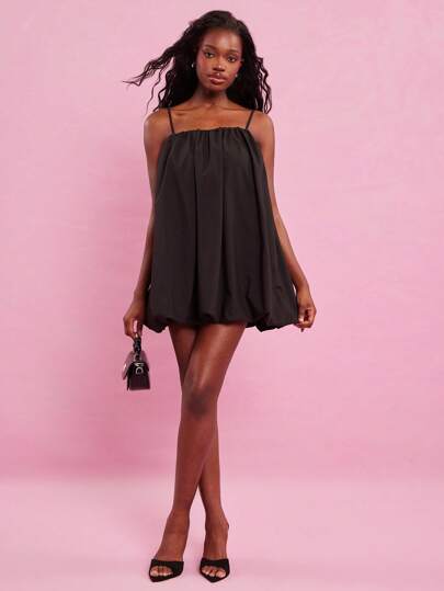 NYA SZN 娃娃裙泡泡裙特殊场合婚礼宾客新娘派对早午餐约会复古休闲日常基本款夏秋季女装