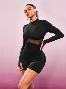 Slayform Women's Black Casual Jumpsuit, Suitable For Fitness And Sports, Summer - Black - View 4