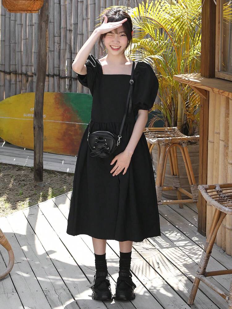 Tween Girls Casual Dress For Fall