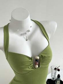 Elamini 女式串珠吊带背心