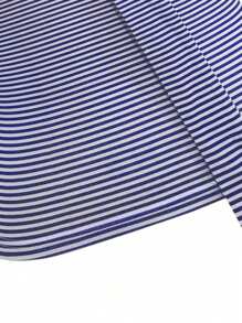 SHEIN Women Casual Striped Sleeveless One Shoulder Blouse Top, Summer