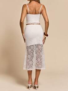 Glamine Conjuntos de dos piezas para mujer para uso diario - Blanco - Ver 8