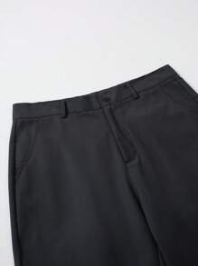 Manfinity Mode Bộ 2 món cho nam cỡ lớn, áo khoác và quần màu trơn - màu đen - Xem 5