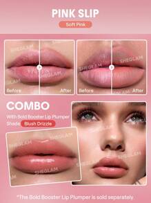SHEGLAM Bold Booster Delineador de labios voluminizador lip combo Marca Belleza Maquillaje Maquullaje Cosmética para Mujeres Niñas Perfecto para Invierno Primavera Ideal para Y2K Elegante Moda Adecuado para Cumpleaños Regalo Fiesta Listo Mejor Color - Pink Slip - Ver 2