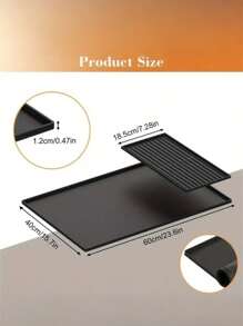 Alfombrilla de silicona para café, bandeja multifuncional para la encimera de la cocina o barra de café, protector para máquina de café - Multicolor - Ver 3