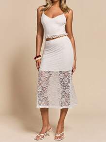 Glamine Conjuntos de dos piezas para mujer para uso diario - Blanco - Ver 13