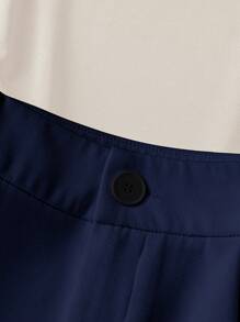 INAWLY Bộ 2 món áo crop top không tay và quần short trơn màu cho nữ, thường ngày mùa hè - Nhiều màu - Xem 3