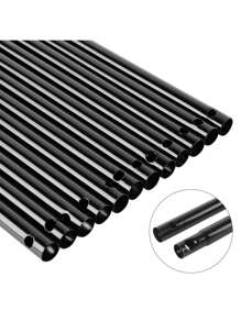 Iron Wedding Arch Decorative Garden Backdrop Pergola Stand Flower Frame For Marriage Birthday Wedding Party Decoration 3 In 1 - Black - View 5