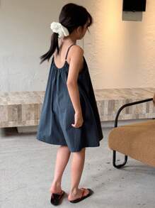 DAZY 青少年女孩秋季休闲家居服、返校服 - 藏蓝色 - 查看 4