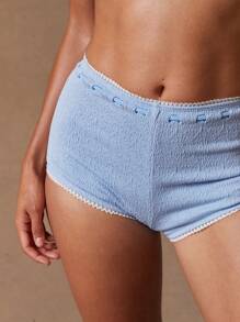 NYA SZN Quần bơi bikini ngắn, phong cách cổ điển, sang trọng, thanh lịch cho kỳ nghỉ hè trên bãi biển - Màu xanh lam - Xem 5