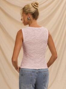 Avantive 粉色纹理无袖上衣 正式 返校 万圣节 婚礼 宾客 假期 千禧年 海滩 可爱 老师 外出 商务休闲装 优雅 生日 办公室 乡村 音乐会 俱乐部 西部 工作服 街头服饰 复古 节日 鸡尾酒会 狂欢 舞会 机场 搞笑 基本款 早午餐 2000 年代风格 紧身装 老钱风格 教堂 返校节 优雅 派对 朴素 仙女风 风骚 约会之夜 节日 度假装 坏人 斯德哥尔摩风格 夜生活