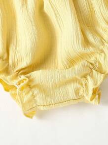 SHEIN 5 Stücke/Packung Baby Mädchen Sommer leichte Bloomers Shorts, lässige niedliche Trainings Hosen, Windel Abdeckung Unterteil