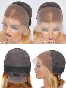 4/27 蜜金色渐变挑染 13x4 透明蕾丝前部鲍勃假发 100% 真人发质 180% 密度直发 预拔婴儿发 安装自然发际线 适合女性 - 上午 9 点发型 运动 度假 旅行 节日 舞会 户外 角色扮演 校园 学校 海滩 婚礼 露营 假日装扮 夏季装扮 度假氛围 魅力 优雅休闲 Y2k 时尚风格 SS25 透气帽 加热可调节肩带 - S4/27 - 查看 5