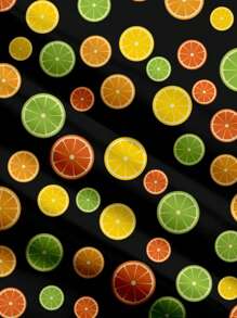 Vecteezy Orange Fruit Pattern Summer Beach Tube Top For Girls - Orange - View 3