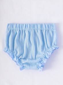 SHEIN 5 Stücke/Packung Baby Mädchen Sommer leichte Bloomers Shorts, lässige niedliche Trainings Hosen, Windel Abdeckung Unterteil
