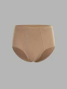 3 piezas de calzoncillos cómodos para niño preadolescente en blanco, verde y marrón claro - Multicolor - Ver 6