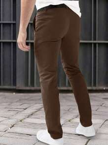 Manfinity Mode Manfinity Mode Men's Formal Business Casual Suit Pants,Boyfriend Gifts Men Pants Casual Men Clothing Men Pants Pants For Men Men Slim Fit Casual Pants For Men