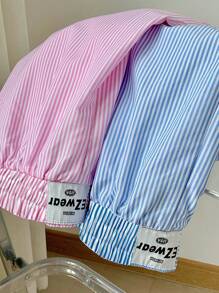 Comfortcana Quần short sọc thường ngày cỡ lớn, phù hợp cho mùa hè - Nhiều màu - Xem 4