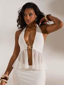 Opulessa 女士日常两件套服装 - 綠色 - 查看 6