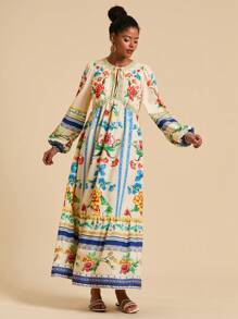 Travachic Rochie țesută cu mânecă lungă pentru femei, ideală pentru vacanțe de primăvară/vară, ținute de sărbătoare, ținute de plajă pentru femei, vacanță de primăvară, ținute de vacanță pentru femei, ținute de concert pentru femei, BOHO, Bohemia, festivaluri de muzică, vacanțe tropicale, haine romantice, topuri pentru ieșiri în oraș, ținute de seară pentru femei, toate hainele de femei, haine de toamnă, toamnă, rochii boho pentru femei - Kaki - Vizualizare 7