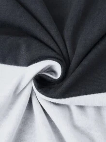 Manfinity Homme Men's Color Block Short Sleeve Round Neck T-Shirt, Fashionable For Summer - Multicolor - View 6