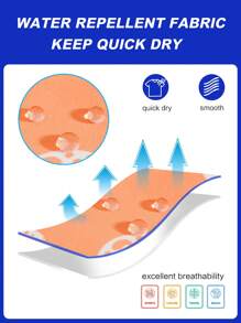 Surfspeed Men's Casual Holiday Beach Star & Shell Print Shorts, Hawaiian - Orange - View 5