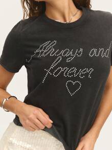 Nöista Grey Graphic T-Shirt With Casual FitA Relaxed And Versatile Everyday Staple. - Black - View 6