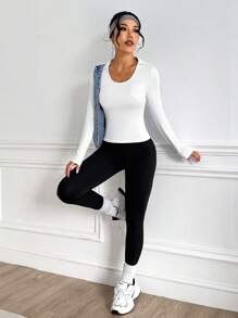 Easithlete Áo thun polo thể thao ngoài trời mùa hè đa năng dành cho nữ - Nhiều màu - Xem 4