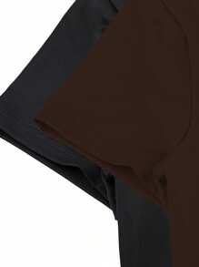 INAWLY 女士纯色休闲短袖短款T恤 - 彩色 - 查看 7