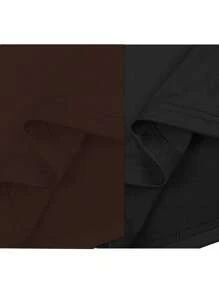 INAWLY 女士纯色休闲短袖短款T恤 - 彩色 - 查看 6