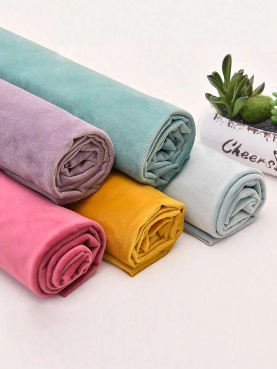 1 pièce de velours uni, 200g de matériau de coussin de canapé en