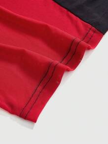 ROMWE Grunge Punk 女式加大码夏季网眼拼布圆领短袖紧身短款上衣