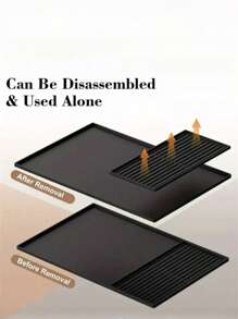 Alfombrilla de silicona para café, bandeja multifuncional para la encimera de la cocina o barra de café, protector para máquina de café - Multicolor - Ver 2