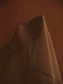 MOTF PREMIUM 金属细节深V领罩衫连衣裙 - 棕色 - 查看 8