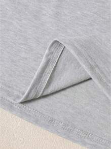 INAWLY 2pcs/Set Women Cherry Print Round Neck Short Sleeve T-Shirt And Shorts