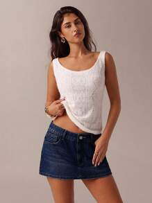SHEIN Forever 21 New Arrival Spring Women Denim Skirt