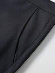 Manfinity Mode Bộ 2 món cho nam cỡ lớn, áo khoác và quần màu trơn - màu đen - Xem 8