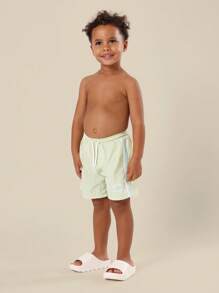 SUMWON 抽绳泳裤儿童沙滩短裤夏季运动装运动水上运动泳池派对度假泳衣