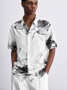 Maija Men's Fashion Short Sleeve Casual Shirt, Suitable For Summer
