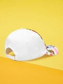 TOM & JERRY X SHEIN 卡通图案时尚百搭棒球帽，适合户外佩戴