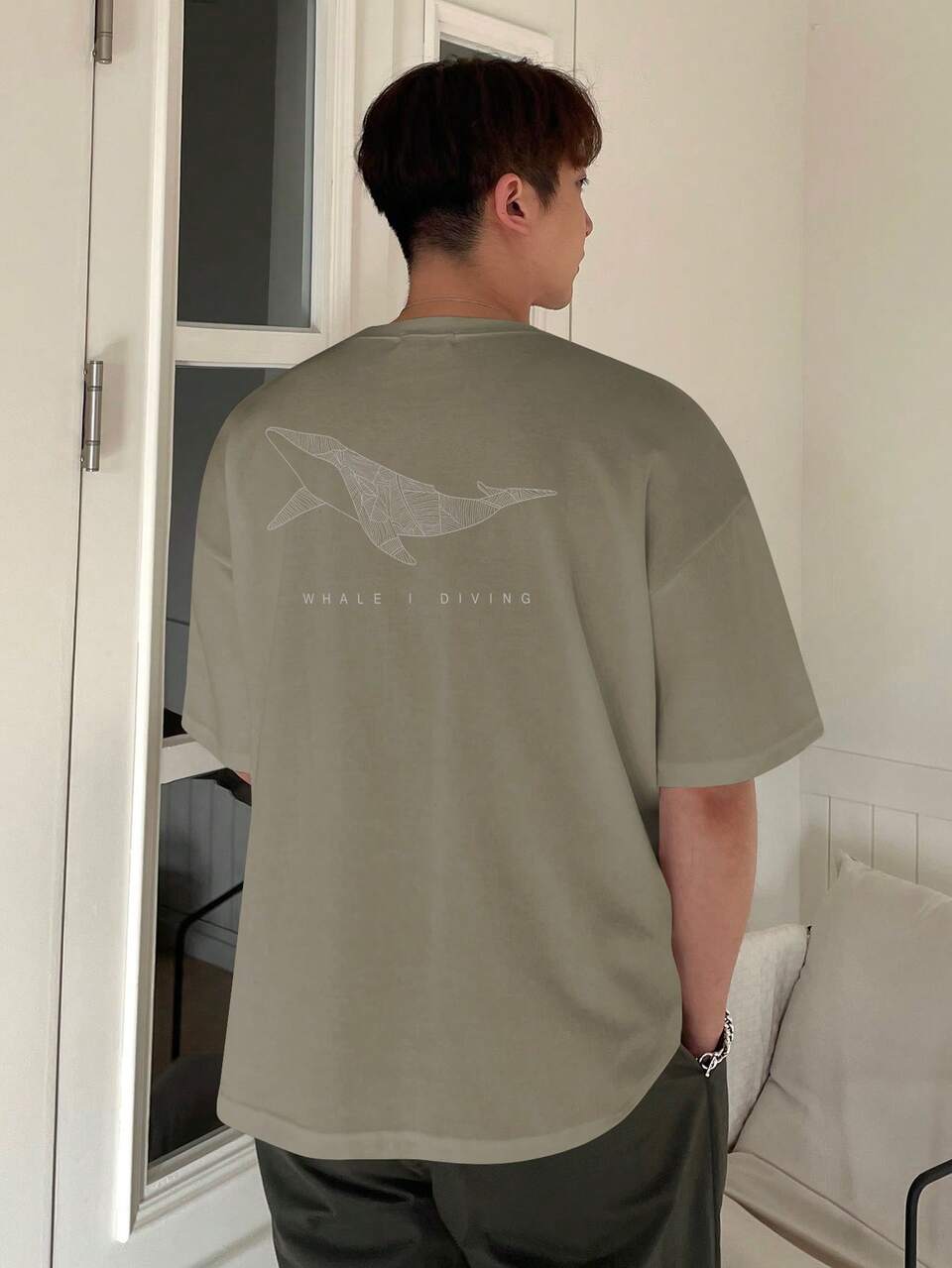 Men's Casual Letter Print Short Sleeve T-Shirt, Summer,Back To School Clothes