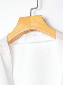 SHEIN LUNE Capa ligera con nudo delantero de talla grande para protección solar