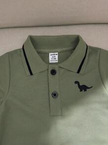 Souflis Souflis Baby Boy / Infant / Toddler Casual Academy Style Polo Shirt + Shorts 2pcs Set, Spring/Summer