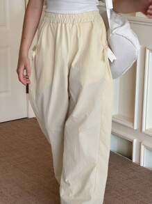 DAZY Tween Girls' Casual Long Pants, Fall,Back To School Clothes - Apricot - View 3