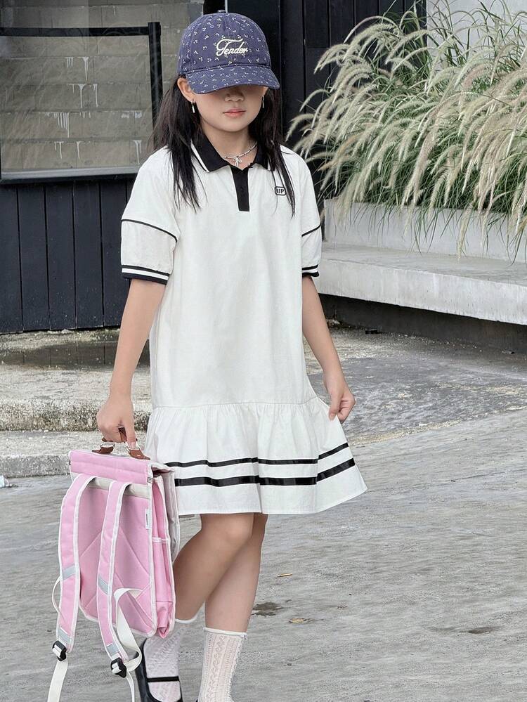 Tween Girls Daily Casual Fall Dress