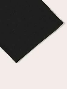 SHEIN EZwear Comfortable Multicolor Knitted Long Straight Pants With Pocket Detail For Casual Outfits,Fall - Multicolor - View 4