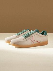 CUCCOO EASI 女士米色休闲运动鞋 - 棕色 - 查看 2